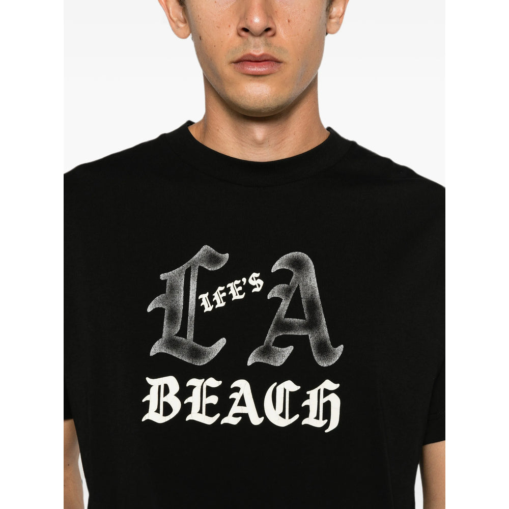 Palm Angels Palm Angels Black T-Shirts & Vests - T-Shirts Men