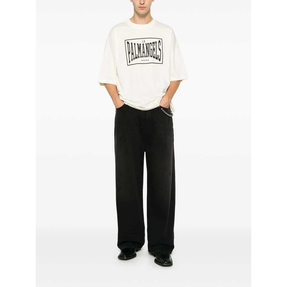 Palm Angels Neutrals T-Shirts & Vests - T-Shirts Men