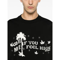 Palm Angels Black T-Shirts & Vests - T-Shirts Men