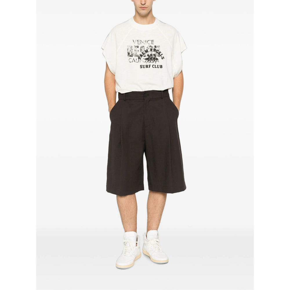 Palm Angels Neutrals T-Shirts & Vests - T-Shirts Men