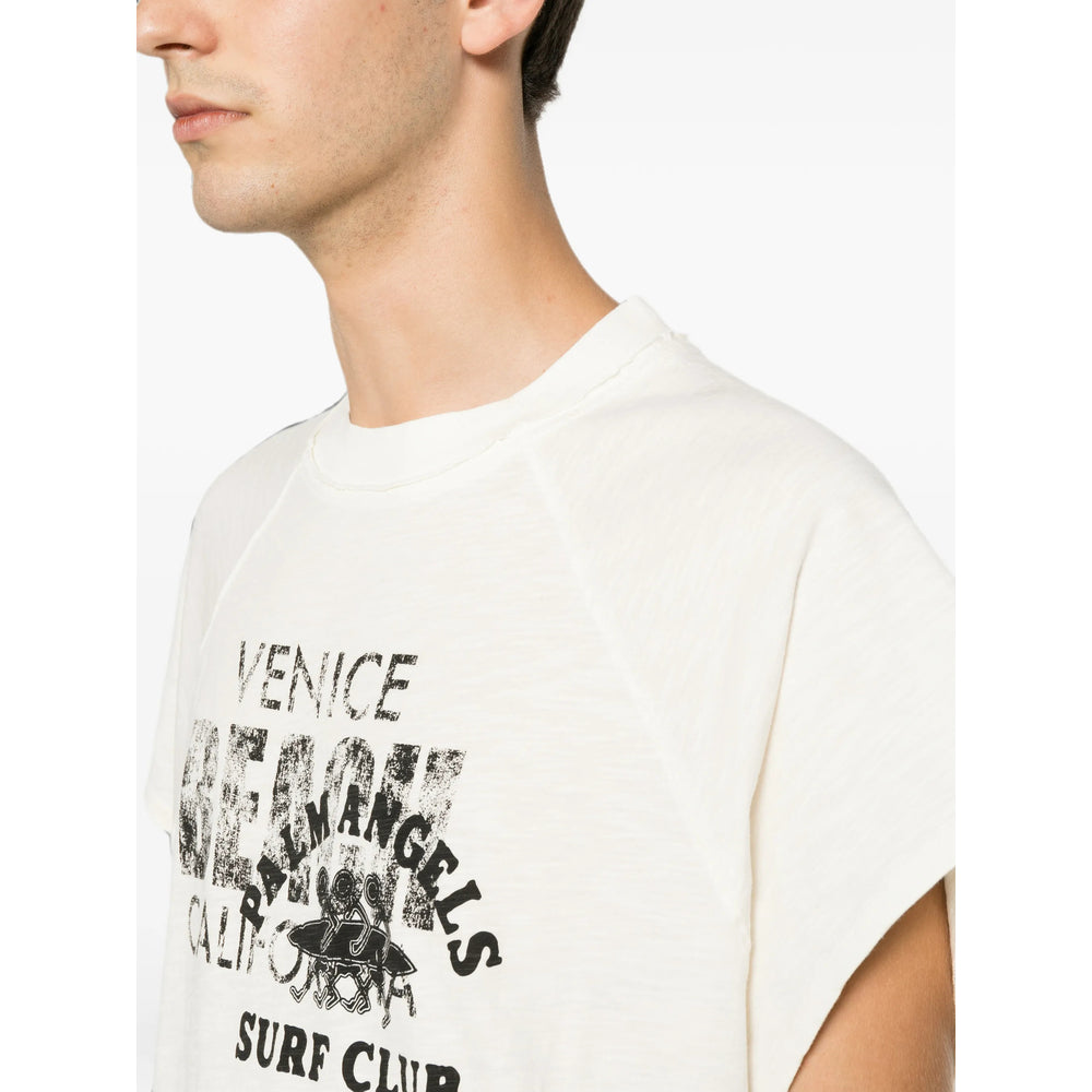 Palm Angels Neutrals T-Shirts & Vests - T-Shirts Men