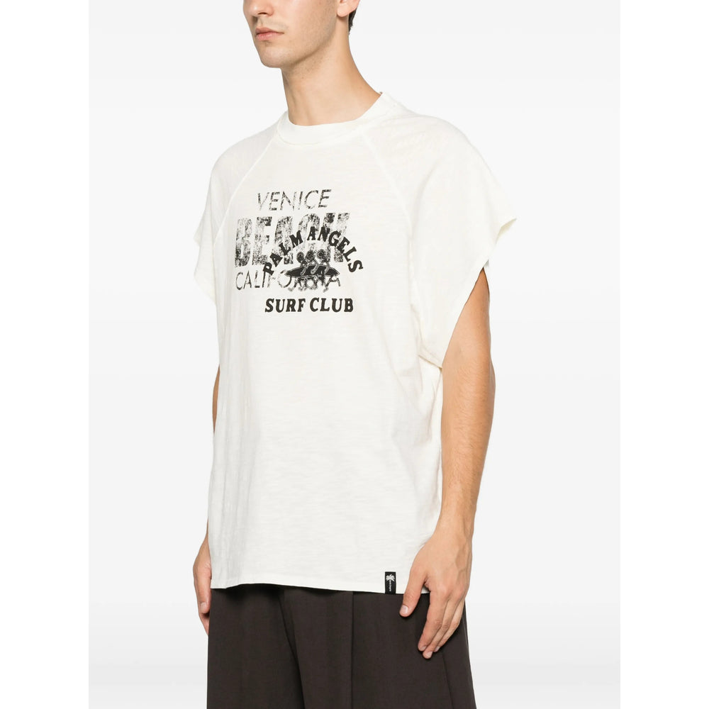 Palm Angels Neutrals T-Shirts & Vests - T-Shirts Men