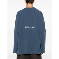 Palm Angels Blue T-Shirts & Vests - T-Shirts Men
