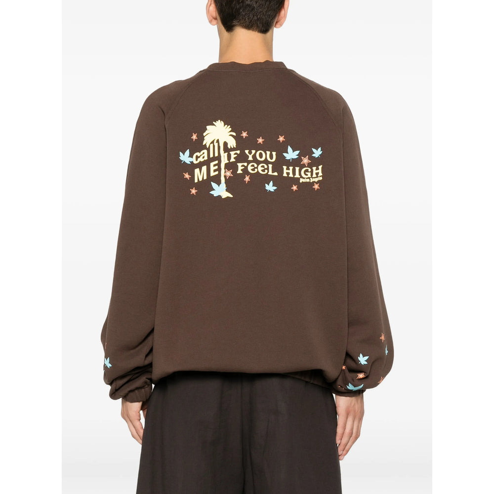 Palm Angels Brown Sweaters & Knitwear - Sweatshirts Men