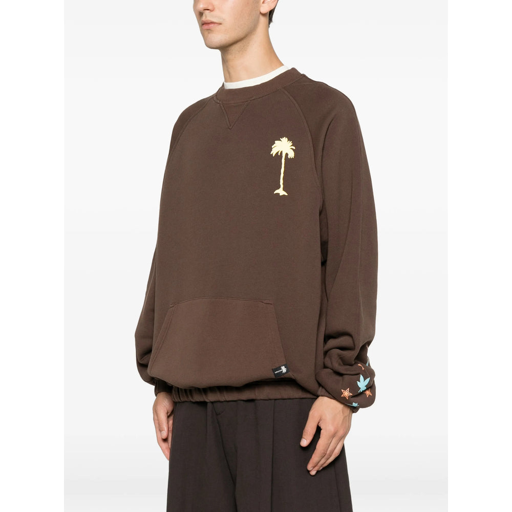 Palm Angels Brown Sweaters & Knitwear - Sweatshirts Men