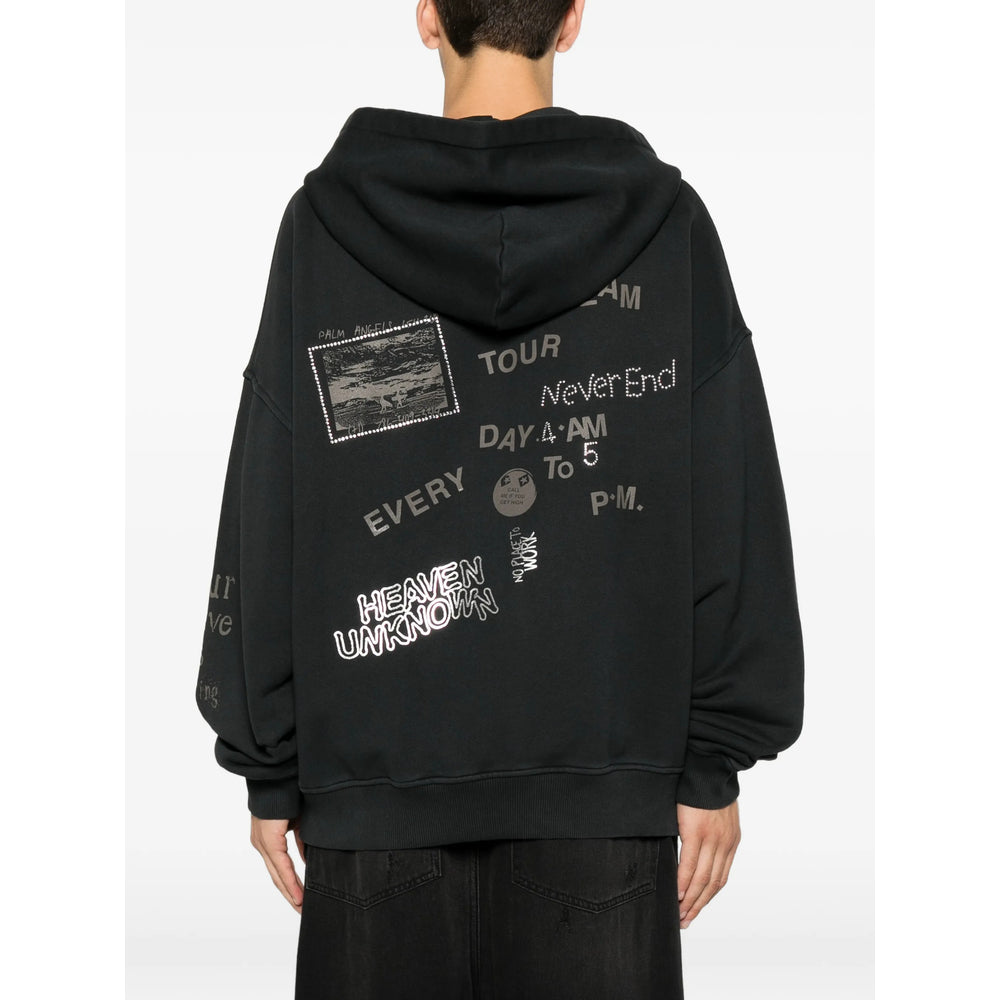 Palm Angels Black Sweaters & Knitwear - Hoodies Men