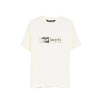 Palm Angels White T-Shirts & Vests - T-Shirts Men