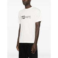 Palm Angels White T-Shirts & Vests - T-Shirts Men