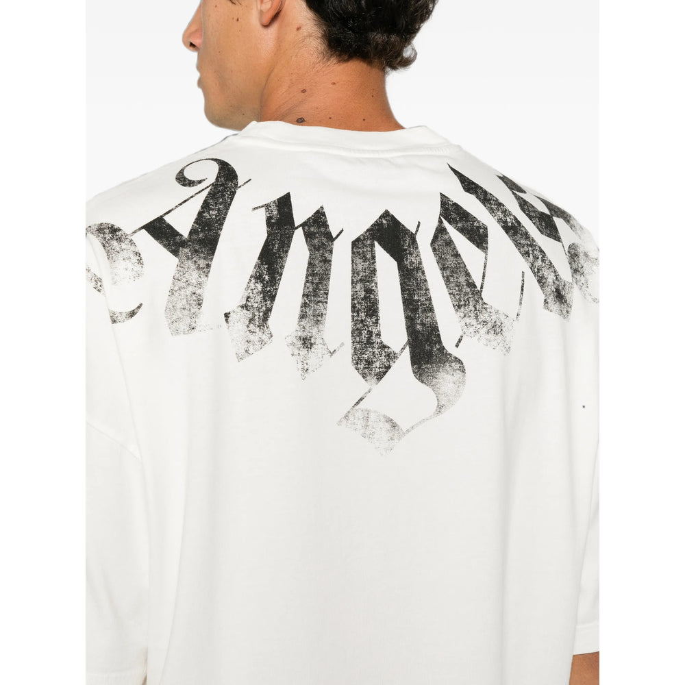 Palm Angels White T-Shirts & Vests - T-Shirts Men