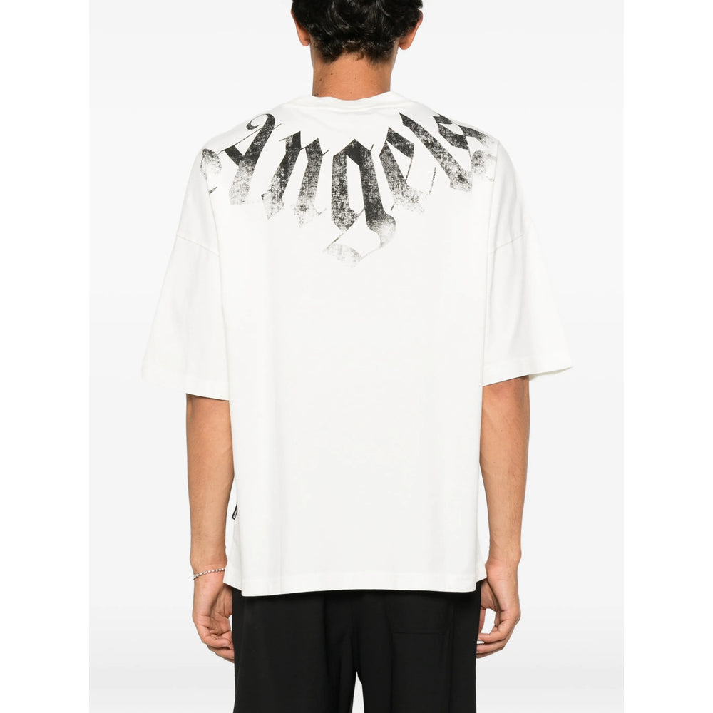 Palm Angels White T-Shirts & Vests - T-Shirts Men