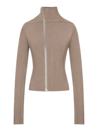 Rick Owens Women Gary Fitted Jacket With Asymmetric Zip