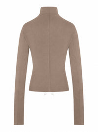 Rick Owens Women Gary Fitted Jacket With Asymmetric Zip