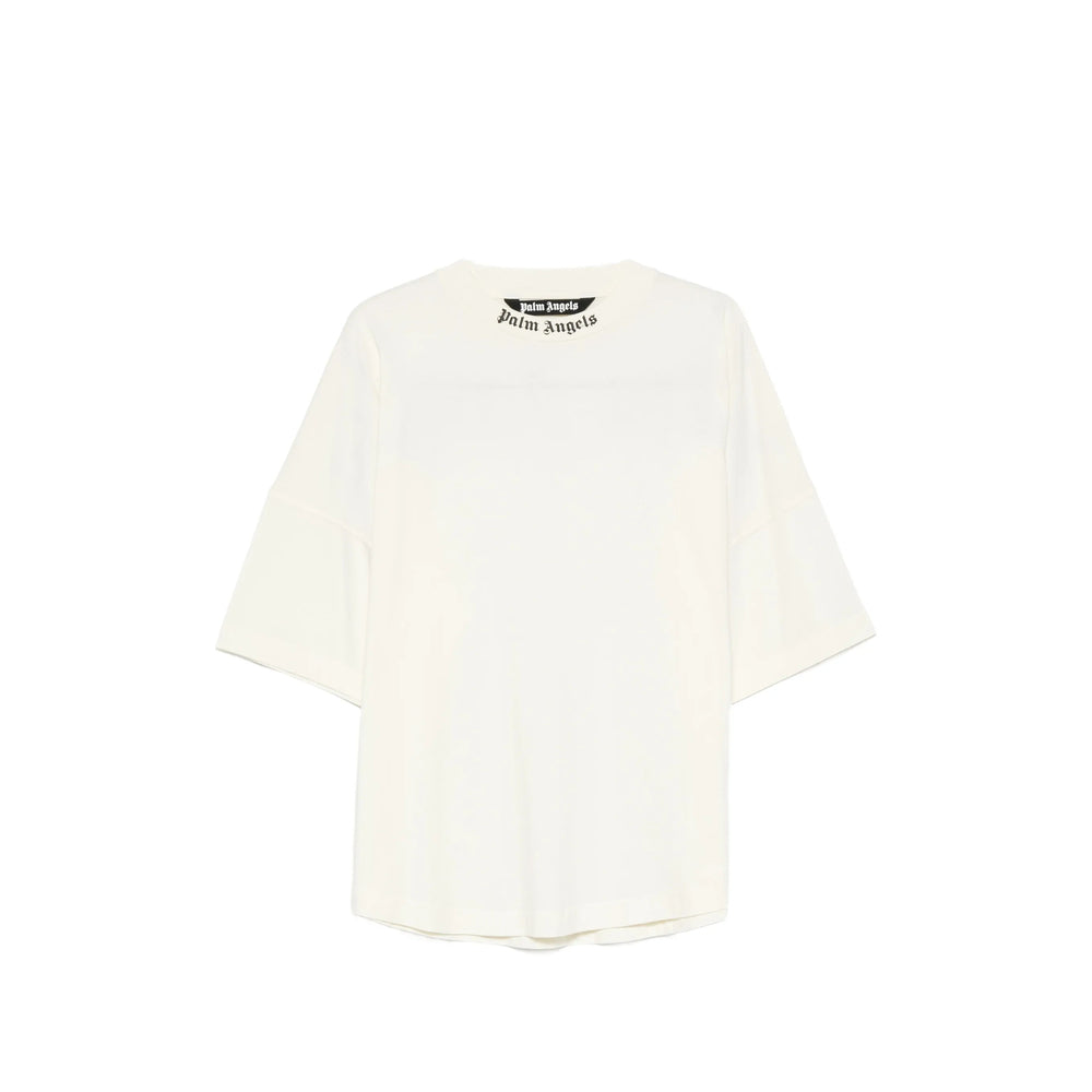 Palm Angels White T-Shirts & Vests - T-Shirts Men