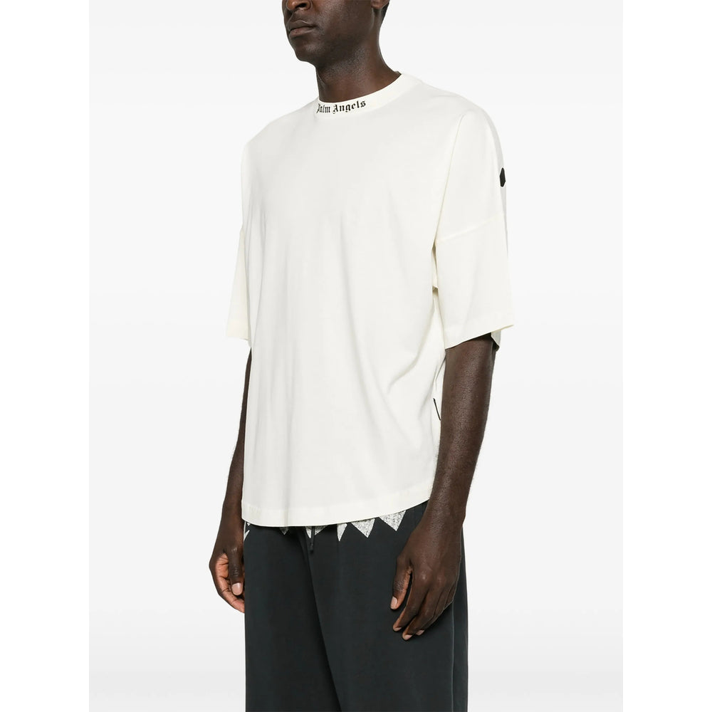 Palm Angels White T-Shirts & Vests - T-Shirts Men