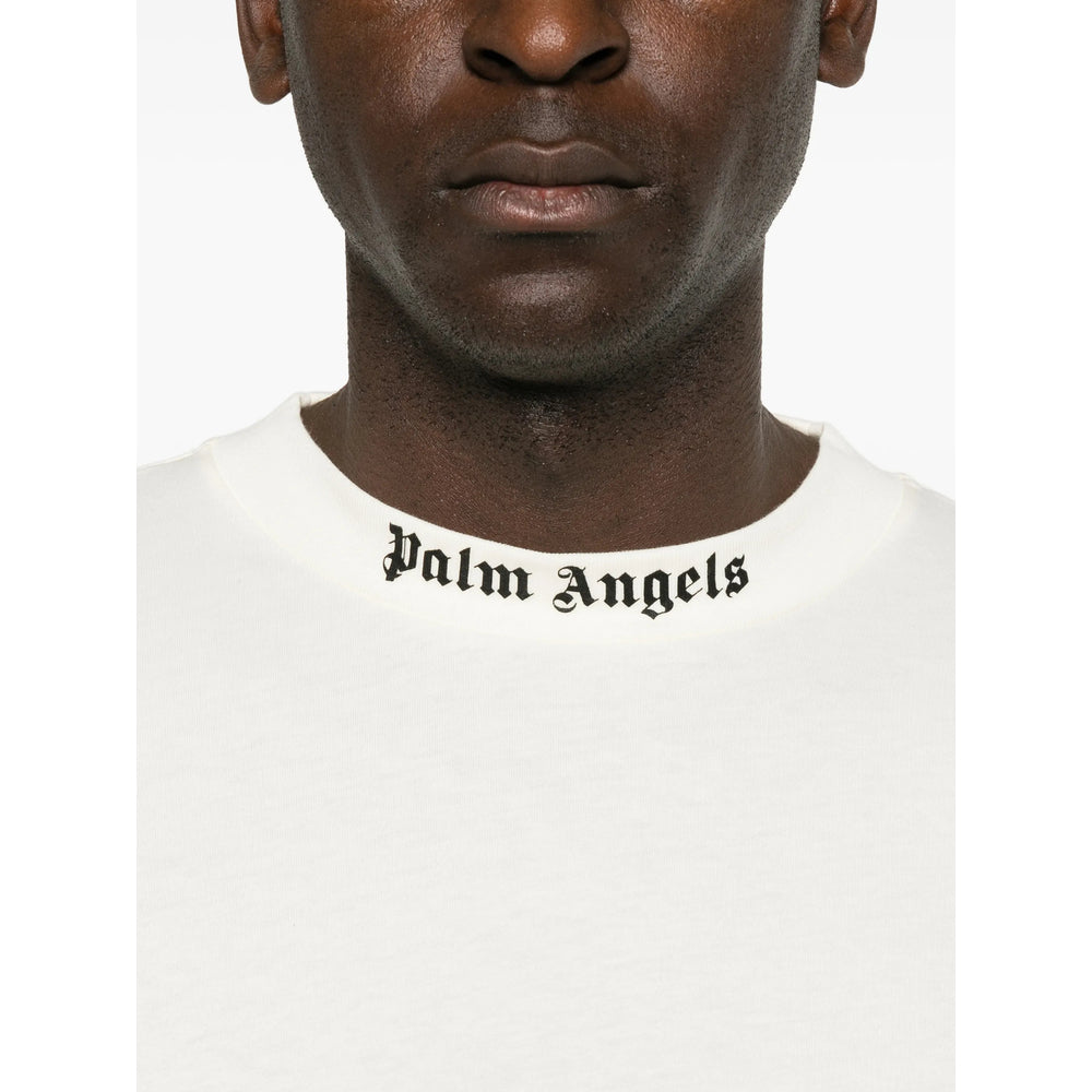 Palm Angels White T-Shirts & Vests - T-Shirts Men