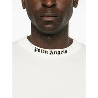Palm Angels White T-Shirts & Vests - T-Shirts Men