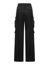 Rick Owens Women Cupro Cargobelas Trousers