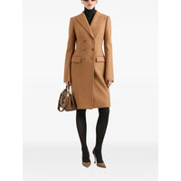Dolce & Gabbana Neutrals Coats - Double Breasted & Peacoats Women