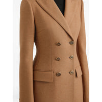 Dolce & Gabbana Neutrals Coats - Double Breasted & Peacoats Women