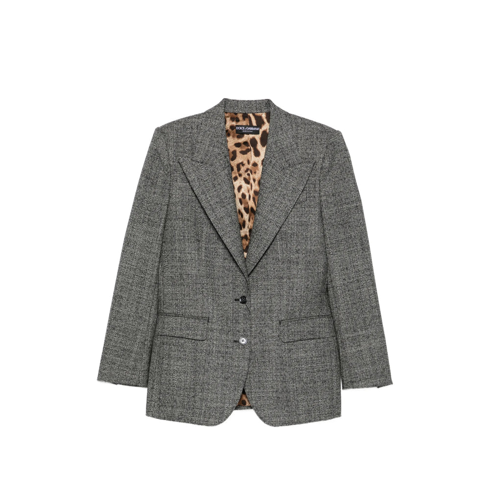 Dolce & Gabbana Grey Jackets - Blazers Women