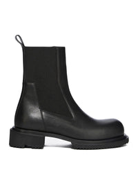 Rick Owens Rick Owens Women Bogun Black Leather Boots