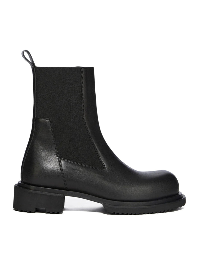 Rick Owens Rick Owens Women Bogun Black Leather Boots