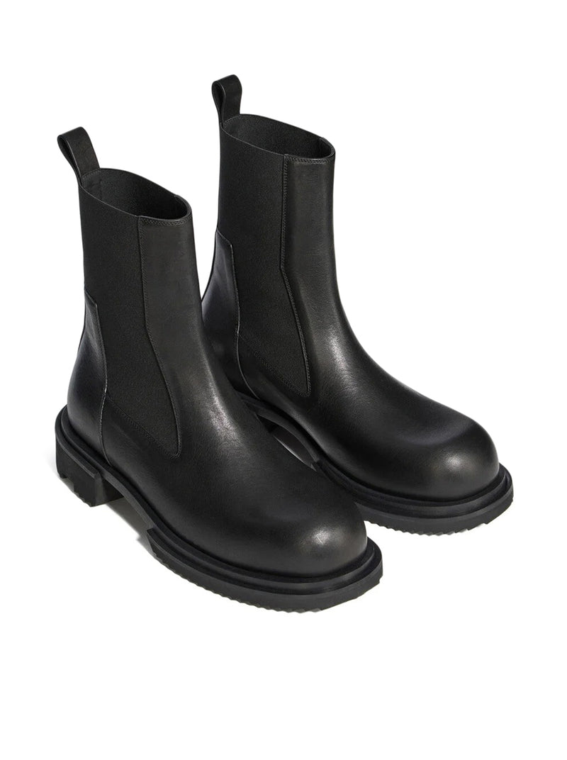 Rick Owens Rick Owens Women Bogun Black Leather Boots