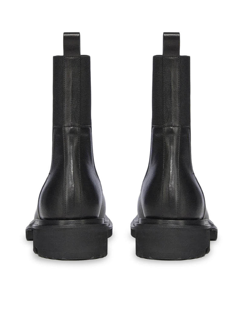 Rick Owens Rick Owens Women Bogun Black Leather Boots