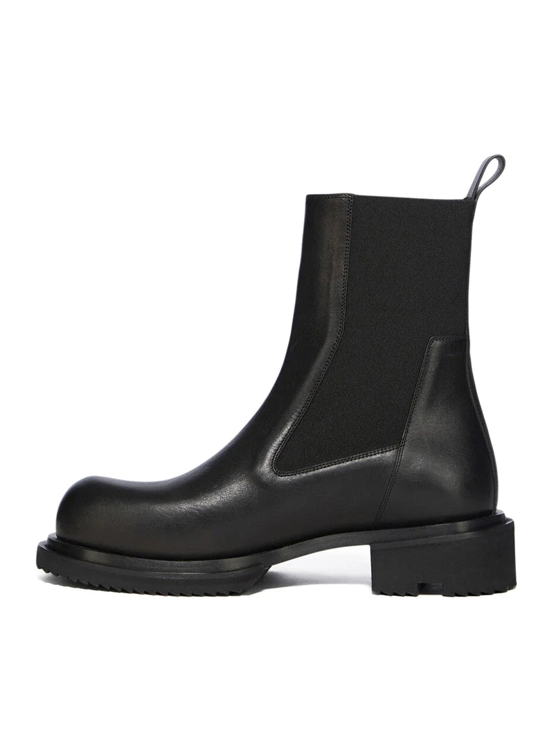 Rick Owens Rick Owens Women Bogun Black Leather Boots