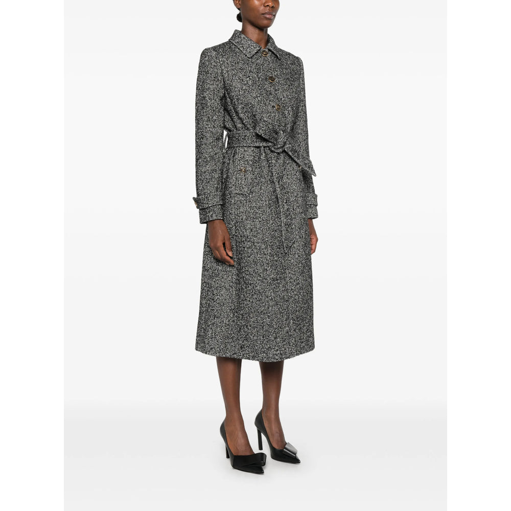 Dolce & Gabbana Grey Coats - Single Breasted Coats Women