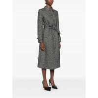 Dolce & Gabbana Grey Coats - Single Breasted Coats Women