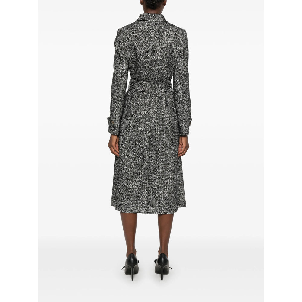 Dolce & Gabbana Grey Coats - Single Breasted Coats Women