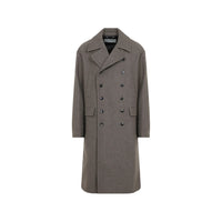 Dries Van Noten Brown Coats - Double Breasted Coats Men