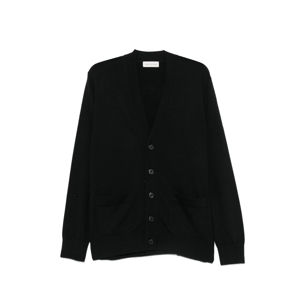 Dries Van Noten Black Sweaters & Knitwear - Cardigans Men