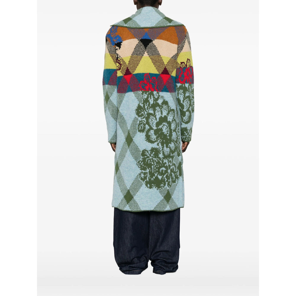 Dries Van Noten Blue Coats - Peacoats Men