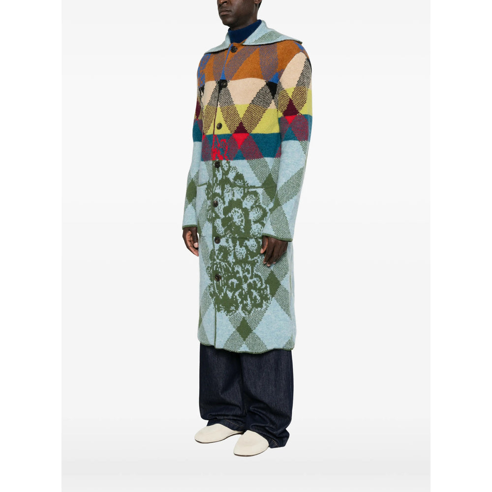 Dries Van Noten Blue Coats - Peacoats Men