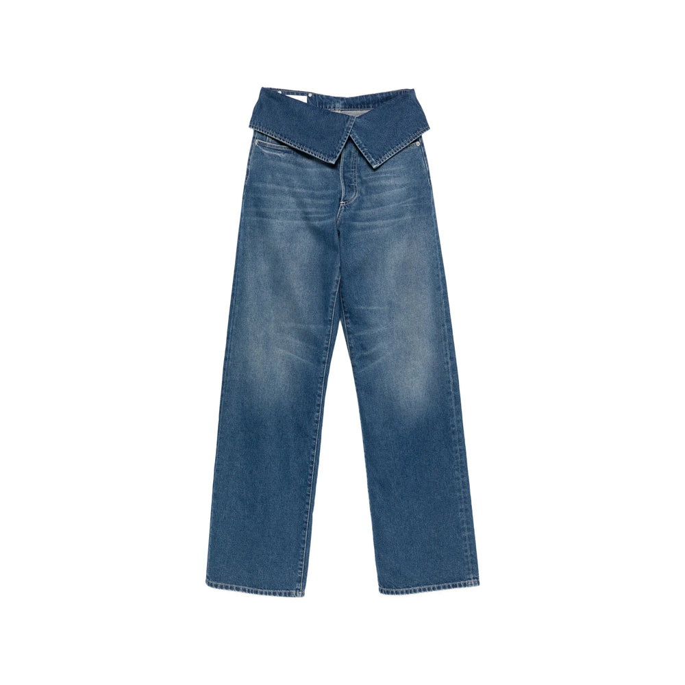 Dries Van Noten Dries Van Noten Blue Denim - Wide-Leg Jeans Women