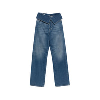 Dries Van Noten Dries Van Noten Blue Denim - Wide-Leg Jeans Women