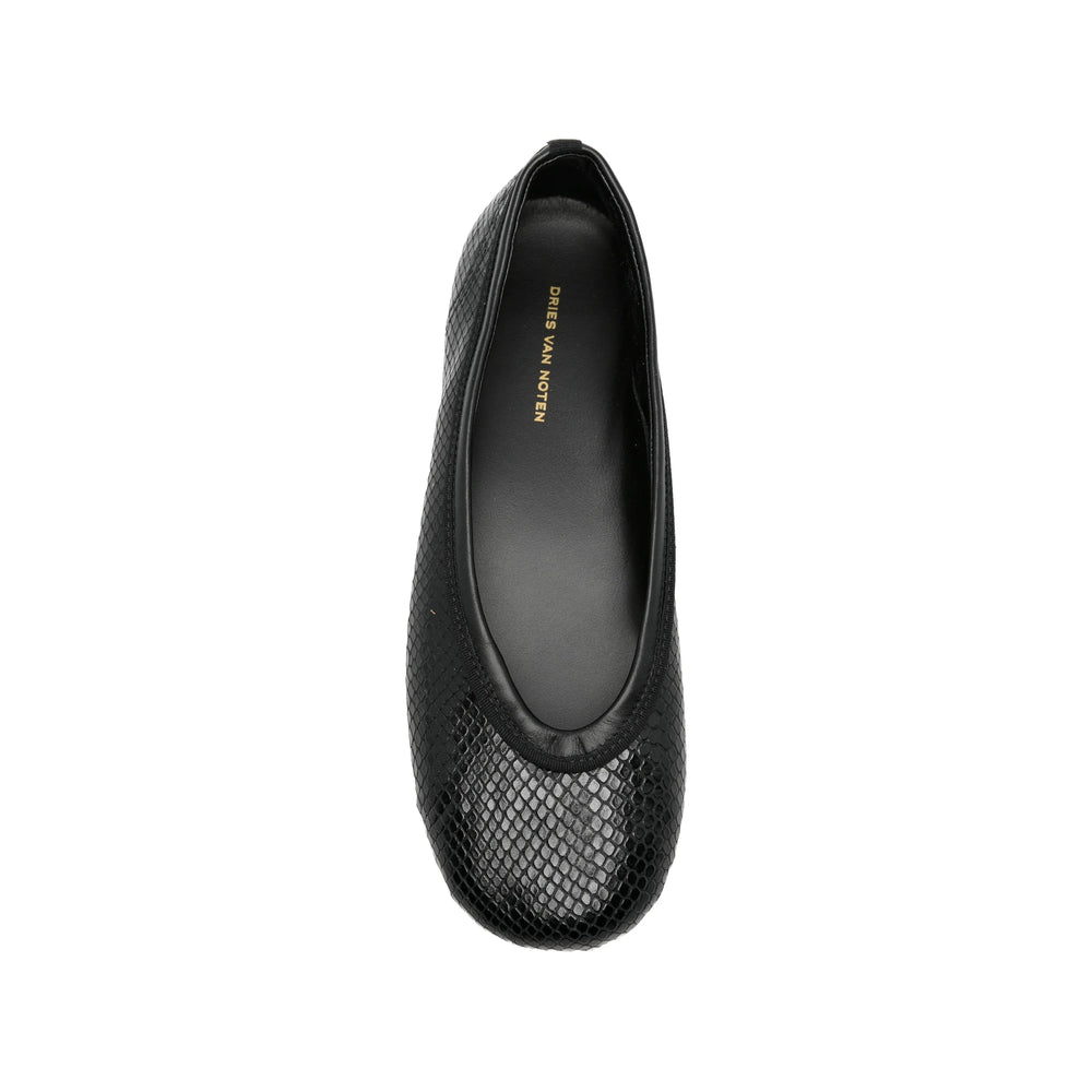 Dries Van Noten Black Ballet Flats Women
