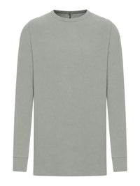 Rick Owens Men Long-Sleeved Cotton Jersey T-Shirt