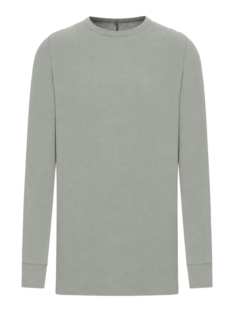 Rick Owens Men Long-Sleeved Cotton Jersey T-Shirt