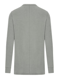 Rick Owens Men Long-Sleeved Cotton Jersey T-Shirt