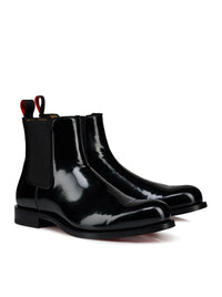 Christian Louboutin Men Choucair Brushed Calfskin Boots