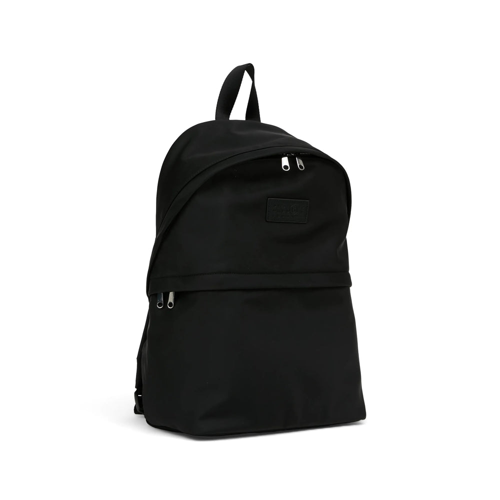 Mm6 Maison Margiela Mm6 Maison Margiela Black Backpacks Men