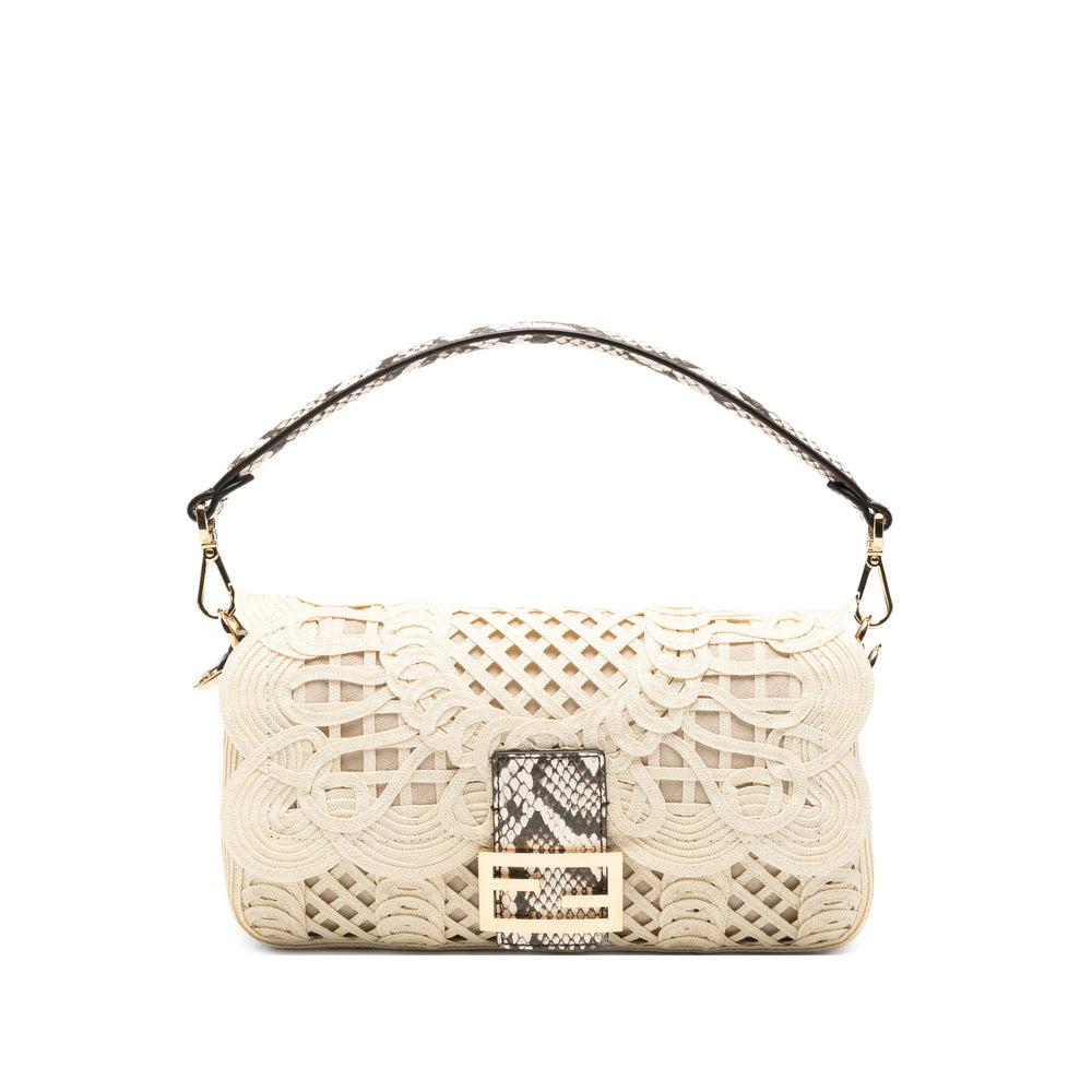 Fendi Neutrals Shoulder Bags Women