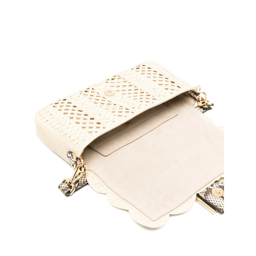 Fendi Neutrals Shoulder Bags Women