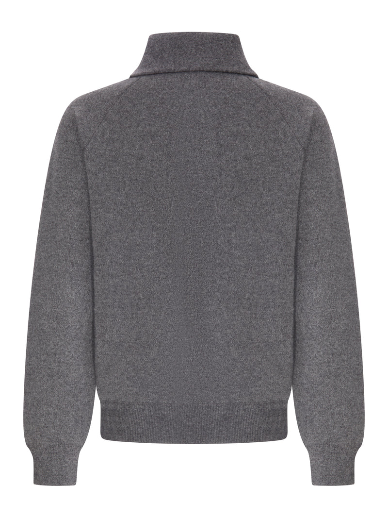 Prada Men Knitted Polo Shirt With Prada Logo