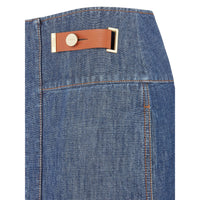 Fendi Blue Denim - Denim Skirts Women
