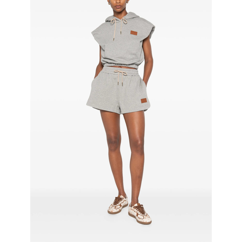 Fendi Fendi Grey Shorts - Mini Shorts Women