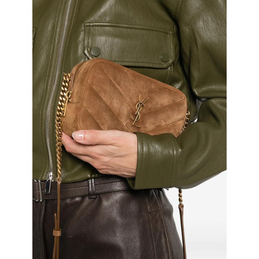 Saint Laurent Saint Laurent Brown Satchels & Cross Body Bags Women